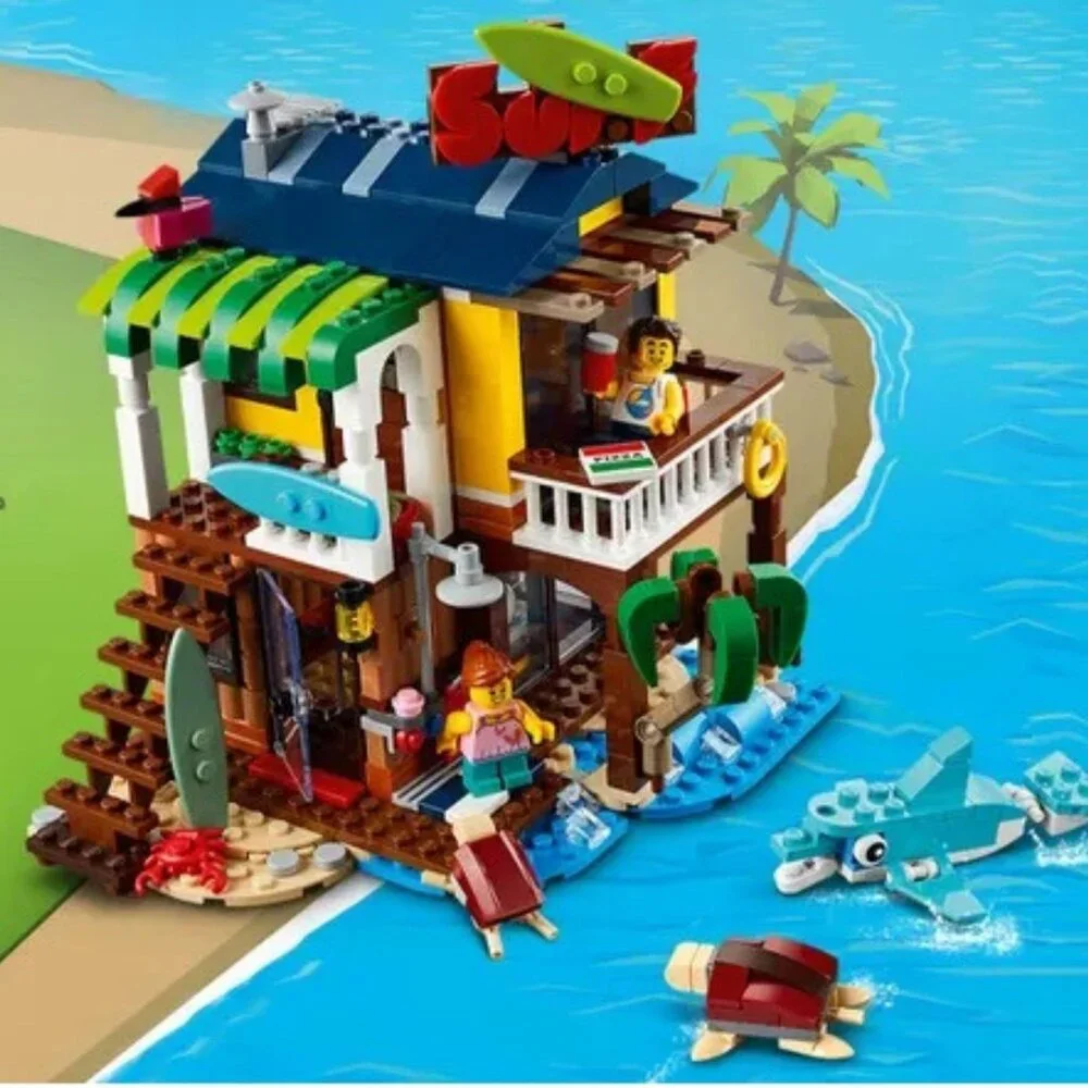 LEGO Creator 3-In-1 Surfer Beach House Set 31118 NEW/SEALED 564 pcs Retired 2021